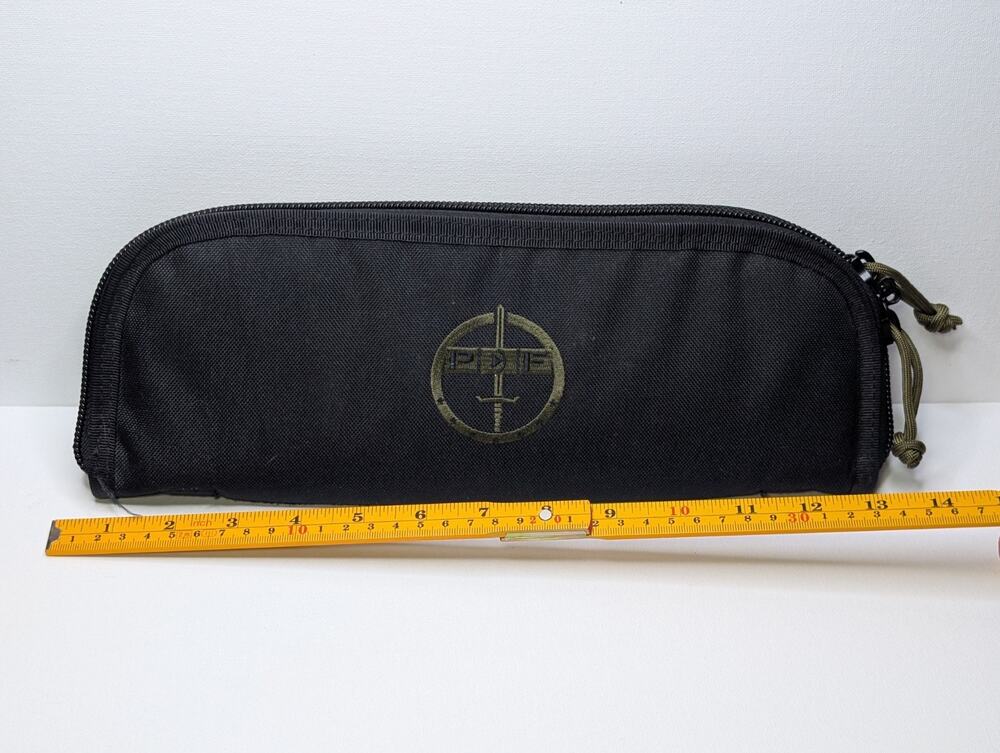 PDT Tactical Storage Case Pouch Black Zippered Gear Organizer 15”